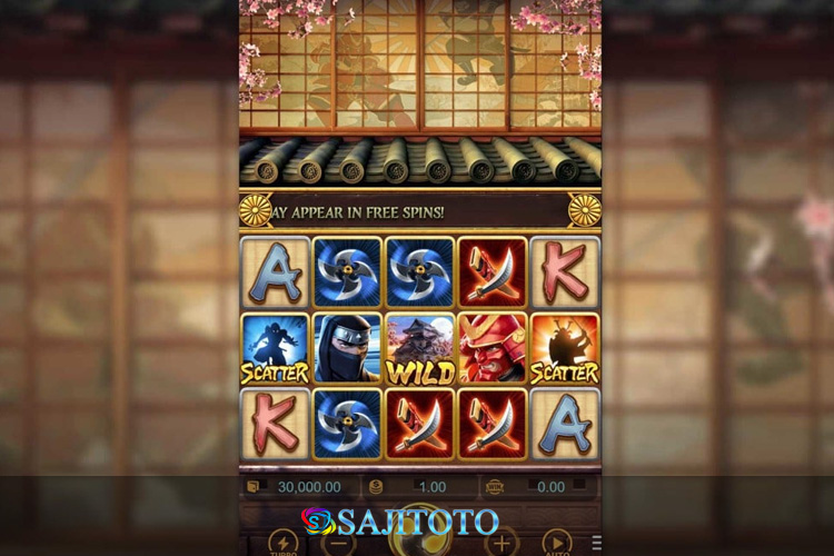 Ninja vs Samurai Slot BRI Viral Maxwin Pattern